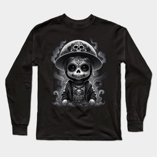 Spooky Kidz  - Dia De Los Muertos Long Sleeve T-Shirt